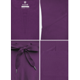 thumbnail image 4 of Adar Addition Go-Higher Scrub Set For Women - Notched V-Neck Scrub Top & Skinny Cargo Scrub Pants, 4 of 7
