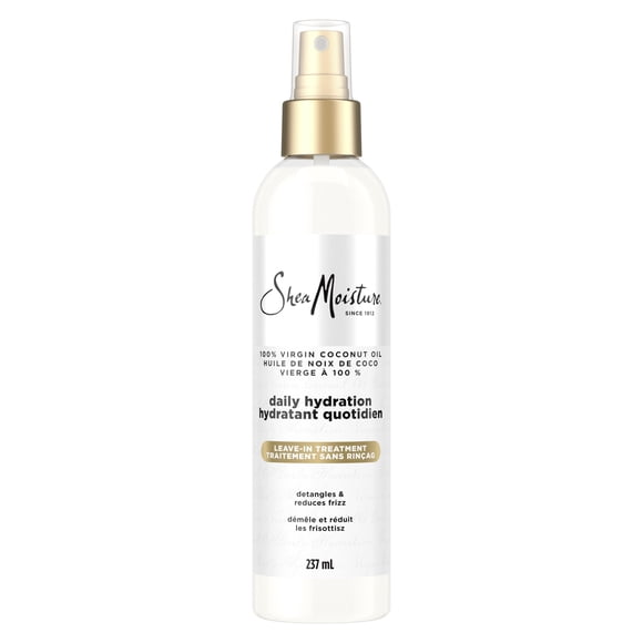 SheaMoisture Traitement Sans Rinçage Hydratant Quotidien pour Tous les Types de Cheveux, 237 ml