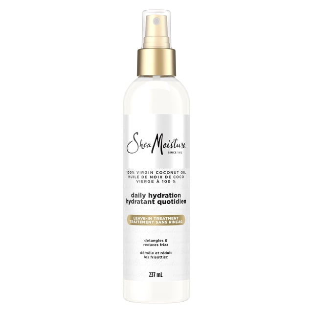 SheaMoisture Traitement Sans Rinçage Hydratant Quotidien pour Tous les Types de Cheveux, 237 ml