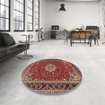 thumbnail image 3 of Ahgly Company Indoor Rectangle Traditional Orange Salmon Pink Medallion Area Rugs, 2' x 3', 3 of 6