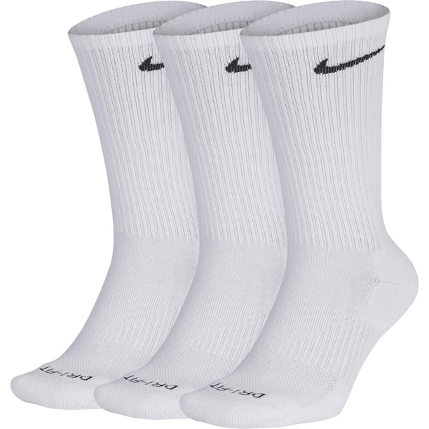 Nike Everyday Plus Cushion Crew 3 Pack Socks White (Medium) SX6888