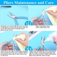 thumbnail image 2 of Jewelry Pliers, Jewelry Making Pliers Tools with Needle Nose Pliers/Chain Nose Pliers, Round Nose Pliers and Wire Cutter for Jewelry Repair, Wire Wrapping, Crafts, Jewelry Making Supplies3pcs, 2 of 6