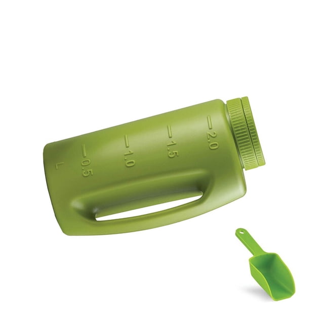 Hand Held Adjustable Watering Pot Fertilizing Sowing Bottle Salt Water Spreader Plastic Container Sprinkler for Farmland Lawn