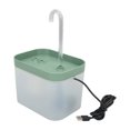 thumbnail image 1 of Pet Drinking Fountain, Easy To Disassemble Cat Water Fountain  For Cats Transparent Turquoise, 1 of 8