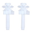 thumbnail image 1 of jifeng 2 Pieces Toilet Seat Screws Replacement Hardware Kits Nuts Washers Fix Expanding 28mm spacer, 1 of 9