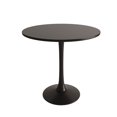 thumbnail image 1 of Velets Table à Manger/table Basse Tulipe Mi-Siècle Moderne avec Dessus Rond et Base Piédestal, Table Fonctionnelle pour Salle à Manger et Salon - Parfaite pour les Coins-Déjeuners et les Cuisines (Noir, 36 Pouces), 1 of 5