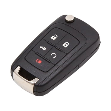 Unique Bargains Étui de Télécommande à Clés Non Coupées à 5 Boutons, à Rabat, Coque de Remplacement pour Chevrolet Camaro