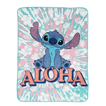 Disney Lilo and Stitch Island Vibes Kids Fleece Throw, 100% Polyester