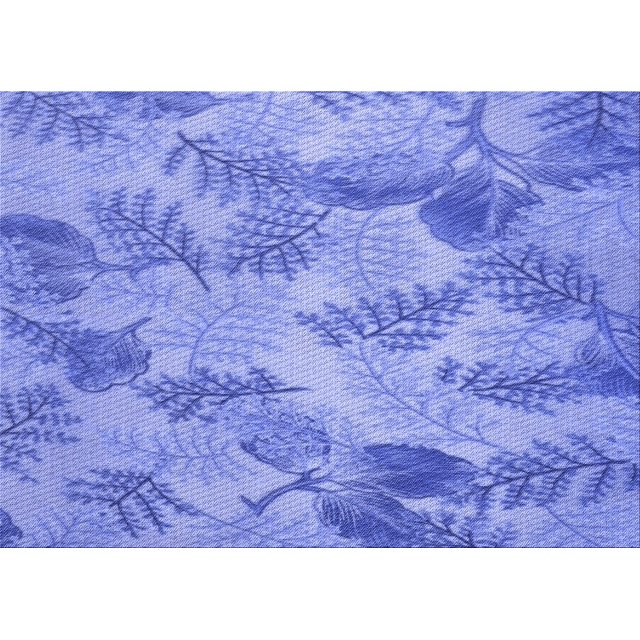 Ahgly Company Machine Washable Indoor Rectangle Transitional Day Sky Blue Area Rugs, 8' x 10'