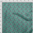 thumbnail image 3 of oneOone Cotton Poplin Fabric Elephant Block Printed Fabric 1 Yard 56 Inch Wide, 3 of 4