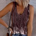 thumbnail image 2 of Plebaso Womens Print Tank Tops Ribbed Sleeveless Casual Tops Button up V Neck Slim Knit Tees for Women, 2 of 5