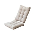 thumbnail image 3 of Feltree Thickened Suede Folding Cushion 2-Piece Set for Chair Recliner and Rocking Chair - Comfortable Support with Easy Clean Home Decor, 3 of 8
