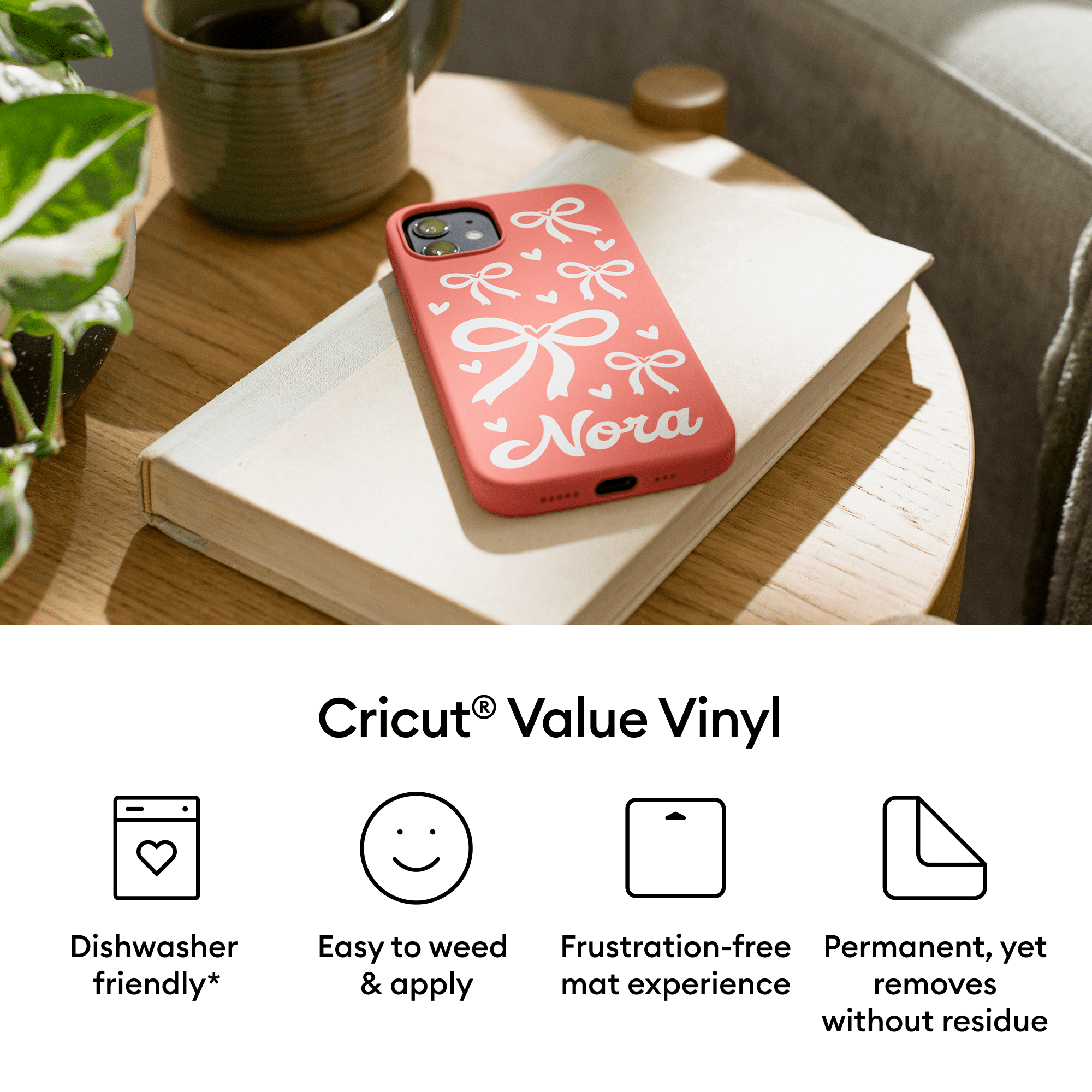 Cricut® Value Vinyl (12 in x 10 ft), Red