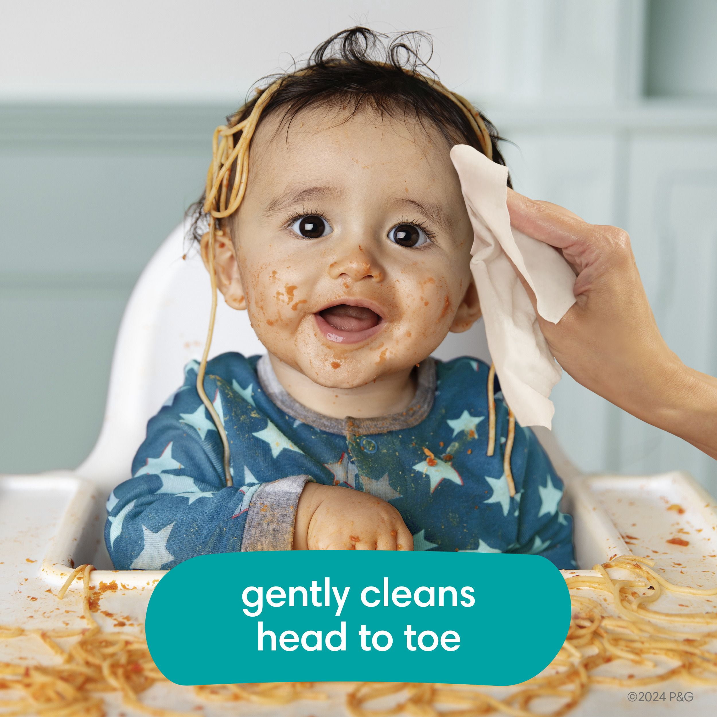 Lingettes pour bébés Pampers Complete Clean, sans parfum, 10X boîtes distributrices, 720 lingettes