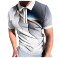 thumbnail image 2 of BOBOGOJP Polo pour Homme à Évacuation de l'Humidité, Polo de Performance à Séchage Rapide à Manches Courtes, Polo Décontracté pour Homme (Orange, TTG), 2 of 5