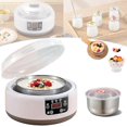 thumbnail image 1 of 36 Hour Yogurt Maker, Yogurt Machine with Adjustable Temperature and Time Control, Yogurt Maker Automatic Digital Yoghurt Maker Machine, LCD Display with Constant Temperature (with 5 Cups), 1 of 10