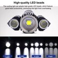 thumbnail image 2 of Bike Headlight Taillight Set USB Rechargeable Bicycle Battery Cycling Headlight Taillight Powered Flashlight Tail Lamp for Night Cycling, Type 2, 2 of 6