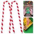 thumbnail image 3 of 50 Pcs Tiges Chenille Bicolores Rouges et Blanches Torsadables Bâtonnets pour Enfants Cure-Pipes Enfant Tige Artisanale Fait Main Art Bricolage Matériaux Peluche Jouet Éducatif, 3 of 5