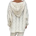 thumbnail image 1 of Innerwin Chandail d'Hiver Chaud pour Femmes, Pull Chic à Manches Longues, Beige m, 1 of 4