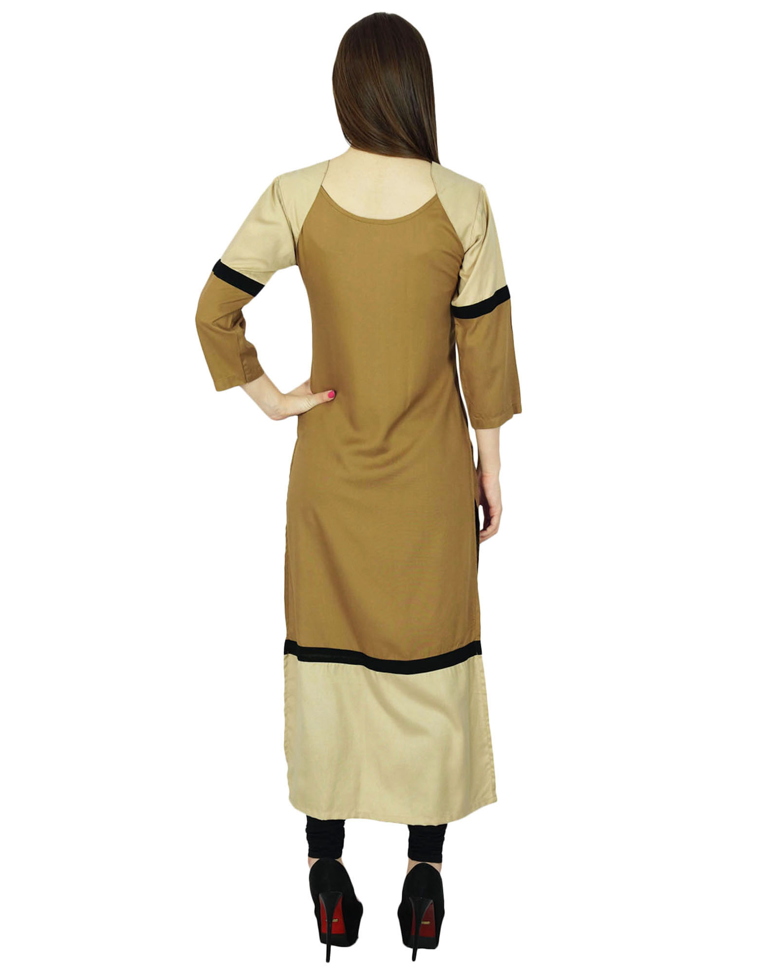Phagun Kurti en Rayonne Designer Indien Bollywood Kurta Femme Tunique Décontractée