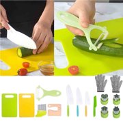 LSLJS 15PCS Toddler Knife for Chopping Mini Chef Knife Set for Kids Knives Kitchen Knife Set Plastic Children Cooking Cutter Set, Kitchen Utensils & Gadgets