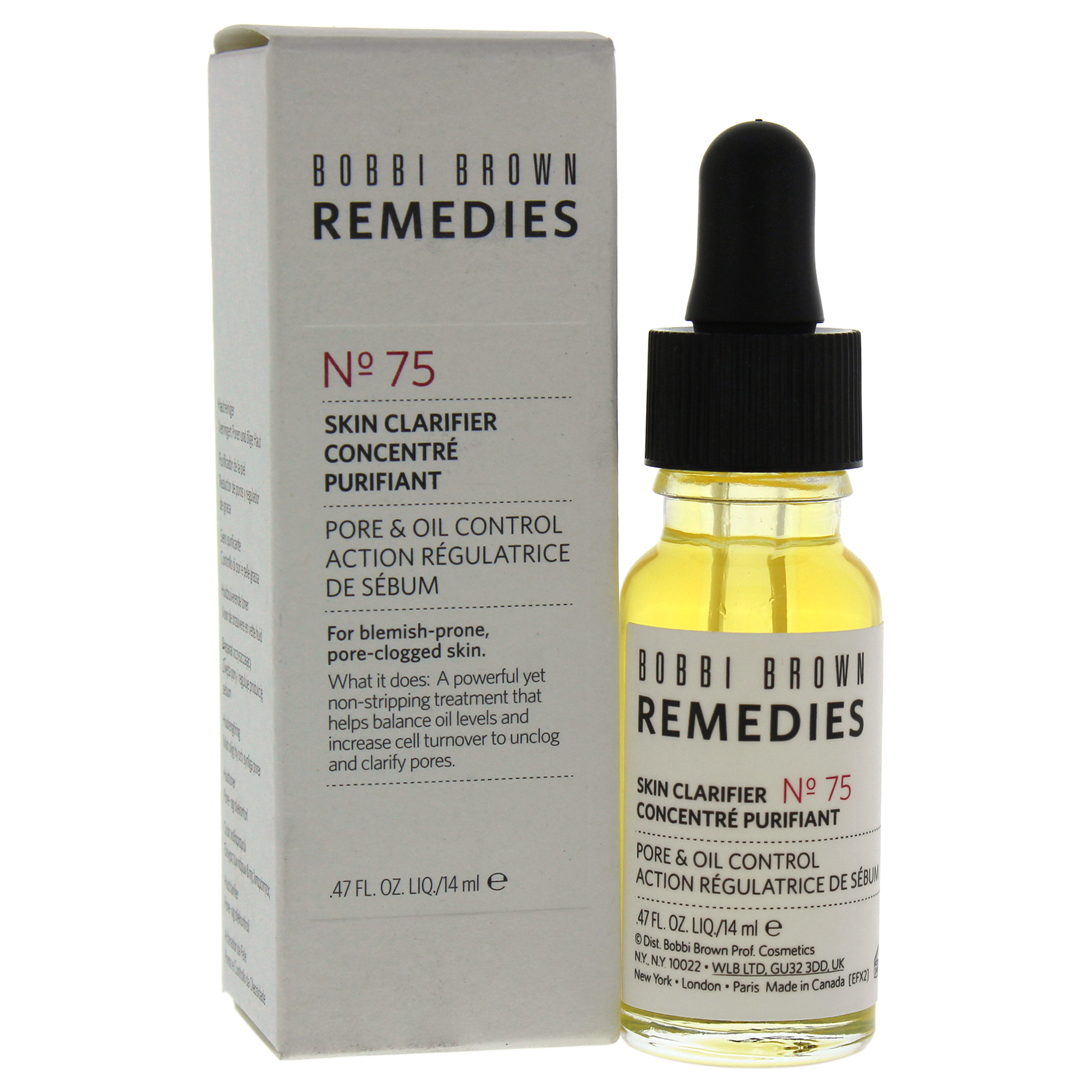 Remedies Skin Clarifier No. 75 Pore and Oil Control by Bobbi Brown for Women - 0.47 oz Serum