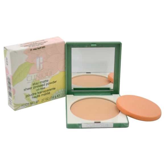 Stay-Matte Sheer Pressed Powder - # 01 Stay Buff (VF) - Dry Combination To Oily by Clinique for Wome