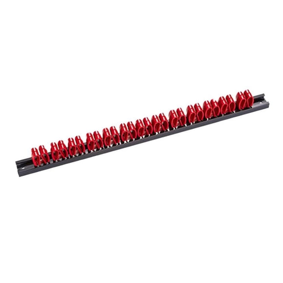 Cikiki Organizer Wrench Organizer Hand Tool Plastic Rail Wrench Hanger Hardware Garage Workshops Tool Tool Display Q1H7