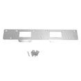 thumbnail image 2 of Steel Security Strike Plate with Double Holes, Made of Premium Steel to Prevent Forced Entry, Suitable for 5.5in to 6in Door Handles and Deadbolts, Conceal Defects or Damaged, 2 of 7