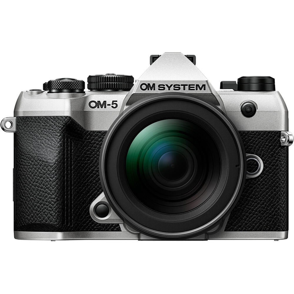OM SYSTEM OM-5 Mark II Mirrorless Camera with 12-45mm f/4 Lens (Silver)