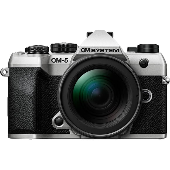 Appareil photo hybride OM SYSTEM OM-5 Mark II avec objectif 12-45 mm f/4 (argent)