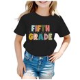 thumbnail image 2 of TZEWGL Chemise Décontractée pour Nouveau-Né, Saison de Rentrée Scolaire, Col Rond Imprimé, Manches Courtes, Blouse pour Enfants, Taille 12-13T, 2 of 4