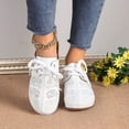thumbnail image 2 of Wedge Clogs for Women Slip on Mules Shoes Comfortable Lace up Closed Toe Backless Summer Sandals, 2 of 7