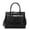 black, variant on Vintage Women Snakeskin Grain Oil Leather Handbag Large Capacity Crossbody Shoulder Bag Pusrse