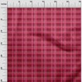 thumbnail image 2 of oneOone Cotton Flex Red Fabric Madras Check Craft Projects Decor Fabric Printed By The Yard 40 Inch Wide, 2 of 4