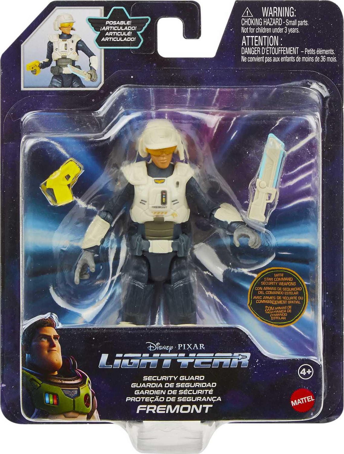 Disney · Pixar Buzz l’Éclair Figurine Gardien de sécurité Fremont