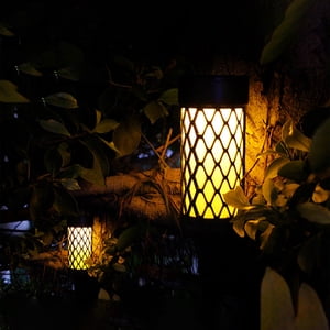Fwttom Accueil Décor lumière solaire extérieur LED Éclairage solaire extérieur Ip65, Lumière solaire sans fil pour les chemins de patio de jardin Patio