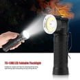 thumbnail image 2 of Foldable  Tail Light, LED Inspection Flashlight, 90 Degree Head Aluminum Alloy Portable Flashlight for Camping, Fishing, Hiking, 2 of 8