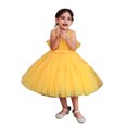 thumbnail image 2 of EGNMCR Robes de Soirée pour Femmes, Robes Formelles pour Femmes, Robes de Cocktail pour Femmes Robe Fille Robe Tout-Petit Filles Tulle Broderie Strass Nœud Robe de Fête d'Anniversaire Longues Robes Robe Fille, 2 of 9