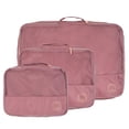 thumbnail image 1 of Mine., Set of 3 Travel Packing Cubes for Luggage & Carry-On Bags, Blush, 1 of 6