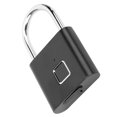 thumbnail image 4 of Zinc Alloy Padlock Electronic Padlock Smart Fingerprint Padlock, USB Rechargeable Keyless Padlock, Cabinet for Backpack Silver,Black, 4 of 7