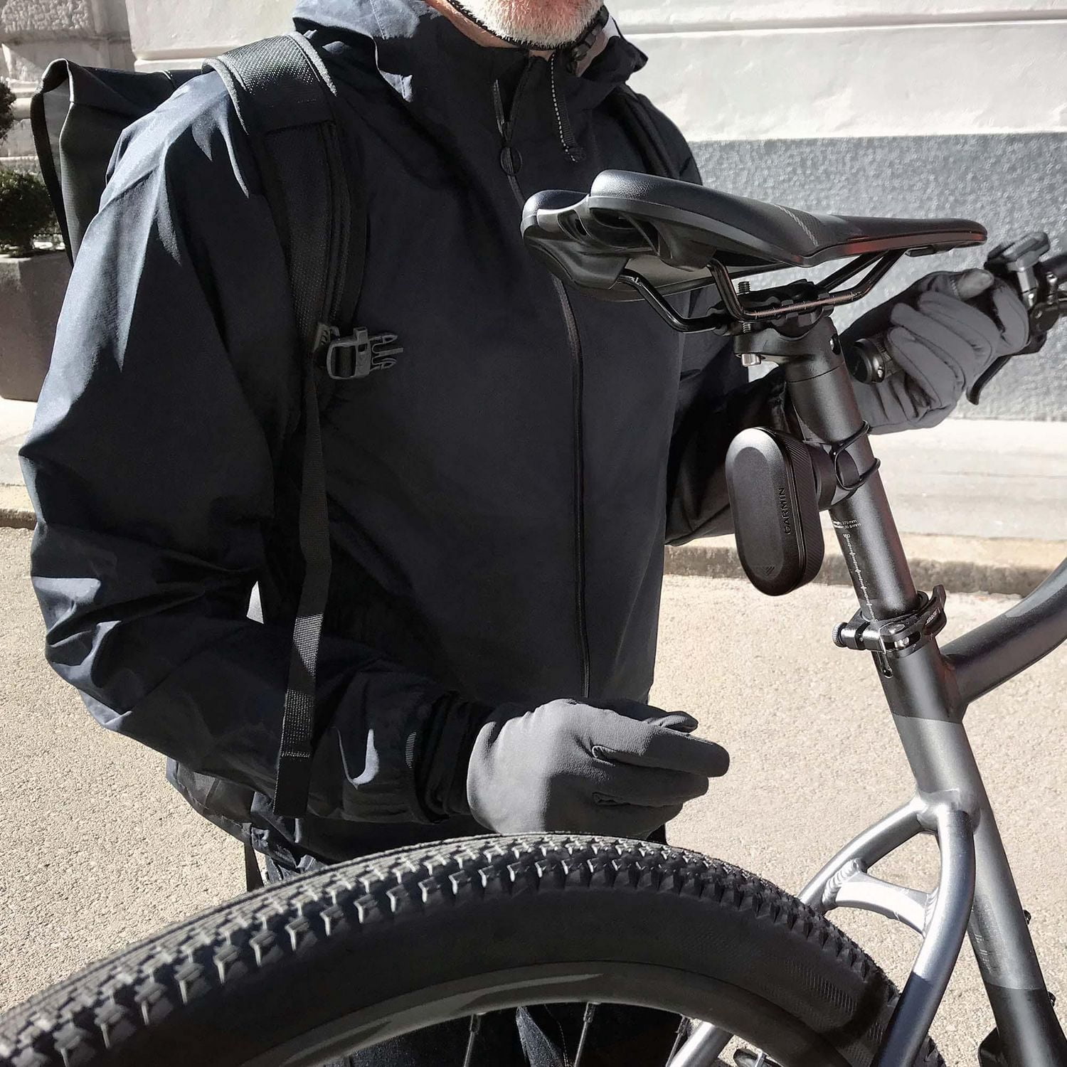 Radar de vélo de recul Garmin Varia RVR315 - Noir