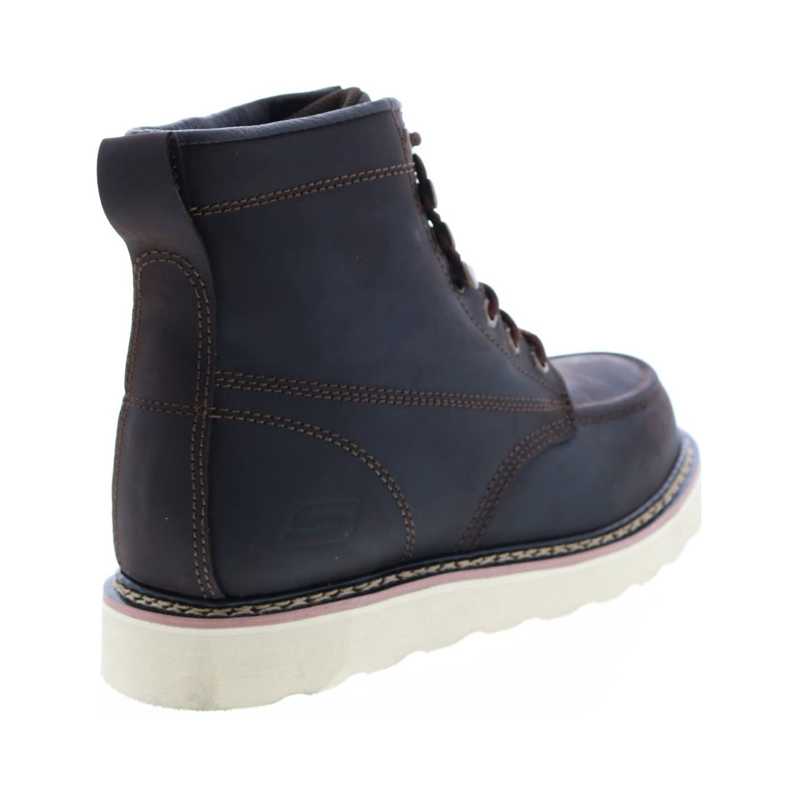 Skechers Mens Work Pettus Chirk Brown Work Boots Boots 12