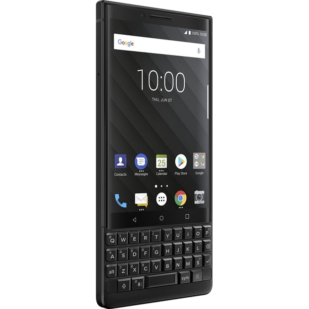 BlackBerry KEY2 ブラック BlackBerry KEY2 Black Unlocked Android Smartphone (AT&T/T-Mobile