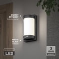 thumbnail image 2 of Artika Fogo Matte Black Modern LED Outdoor Wall Light 5 CCT Dimmable, 2 of 9