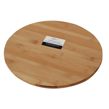 MAINSTAYS 14” inch Eco-Bamboo Lazy Susan Organizer for Kitchen, Cabinet, Table, Pantry, Environmentally friendly, Light weight, Maximize space, Space saver,