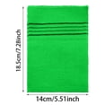 thumbnail image 3 of Coarse Green Sauna Towel, Polyester Cotton, Durable, Good Water Absorption, with Massage Effect, 3 of 5