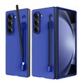 thumbnail image 1 of For Samsung Galaxy Z Fold 7 Slim Matte PC Shockproof Phone Cases With S Pen - Blue, 1 of 5