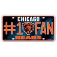thumbnail image 1 of NFL Chicago Bears Metal License Plate, 1 of 2