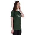 thumbnail image 1 of Inkmeso T-Shirt Graphique Citation Femme Boire des Pensées Heureuses, 1 of 7